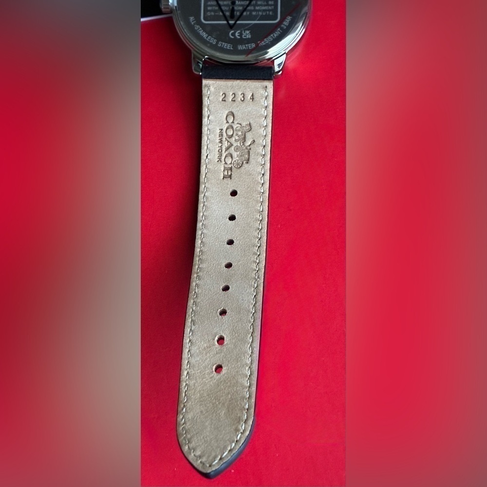 COACH Watch,Coach Black Watch with Colorful Stars - Picture 13 of 14